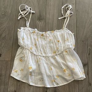 Flowy top with tie straps, from PACSUN